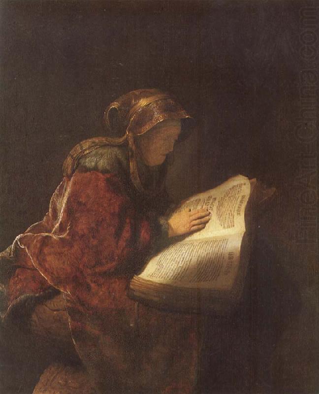 REMBRANDT Harmenszoon van Rijn Rembrandt-s Mother as the Biblical Prophetess Hannab